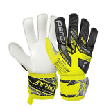 Goalkeeper Gloves Reusch Attrakt Solid safe Yellow Adults