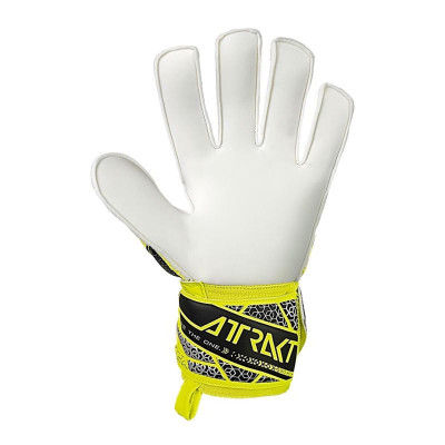 Goalkeeper Gloves Reusch Attrakt Solid safe Yellow Adults