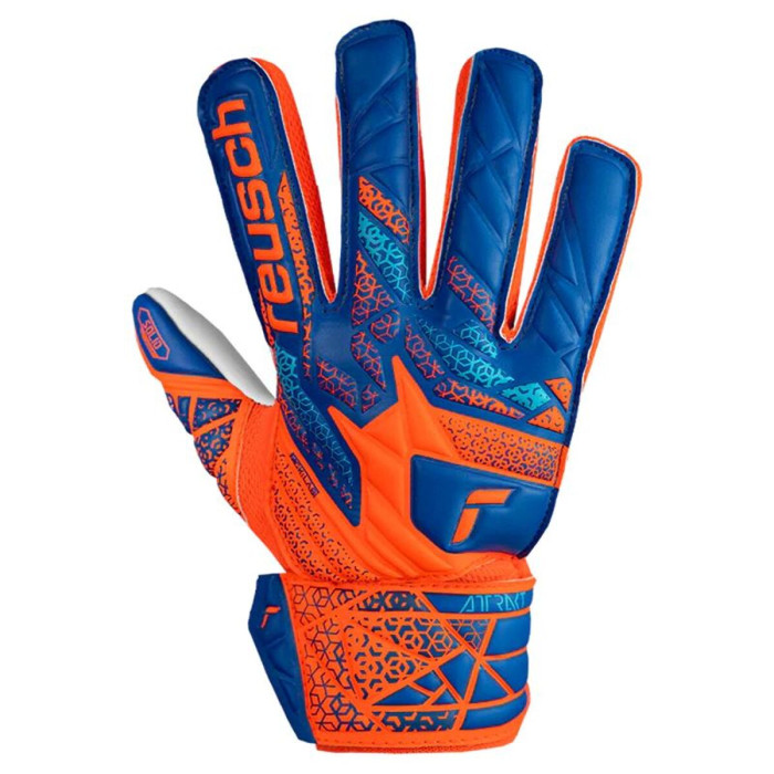 Goalkeeper Gloves Reusch Attrakt Starter Blue Orange