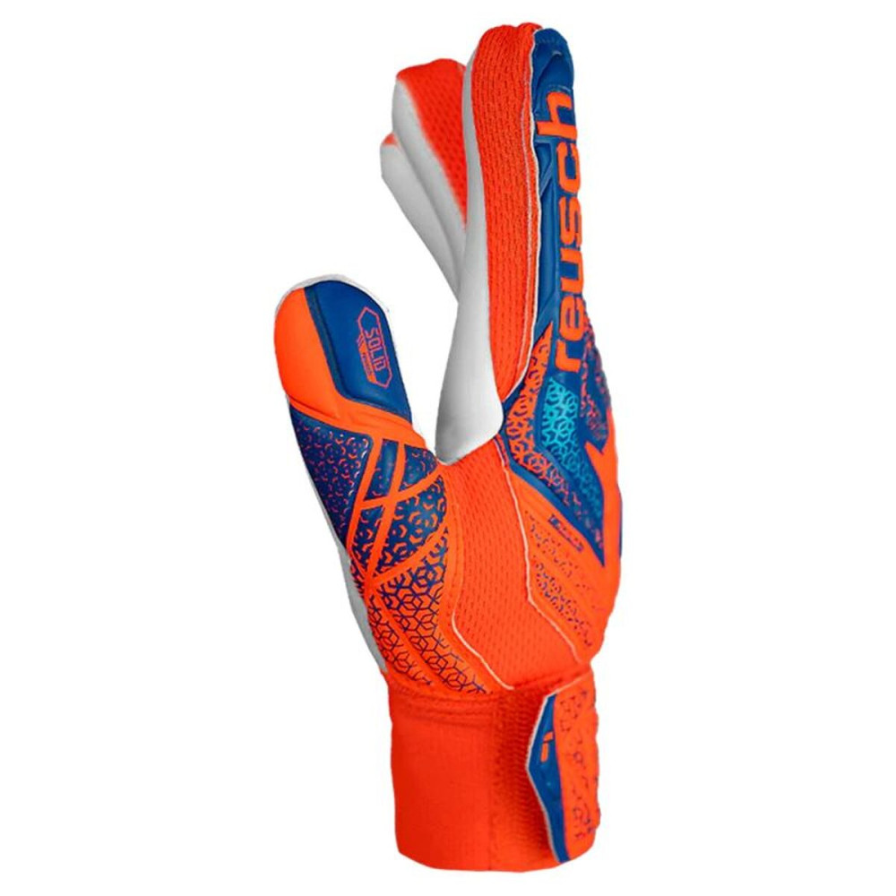 Goalkeeper Gloves Reusch Attrakt Starter Blue Orange