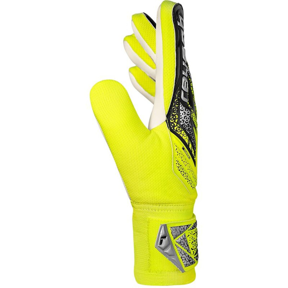 Goalkeeper Gloves Reusch Attrakt Starter Yellow Adults