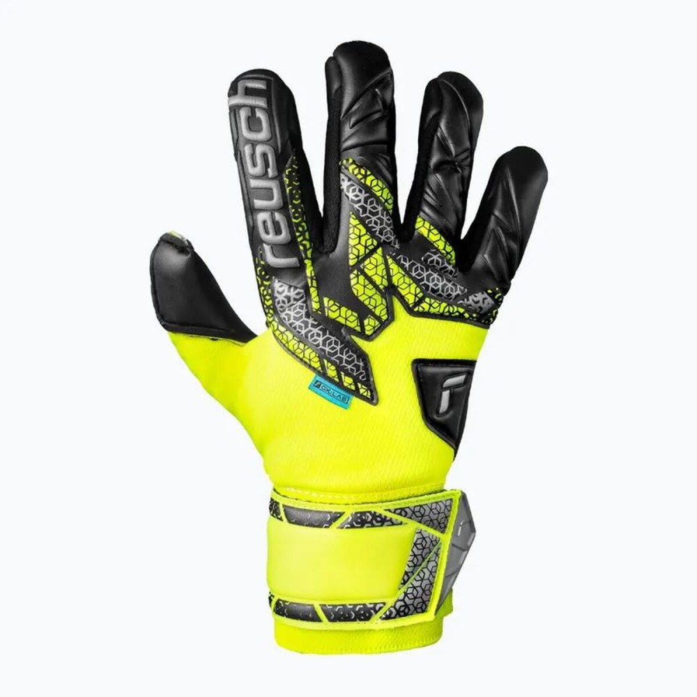 Goalkeeper Gloves Reusch Attrakt Duo safe Yellow Adults