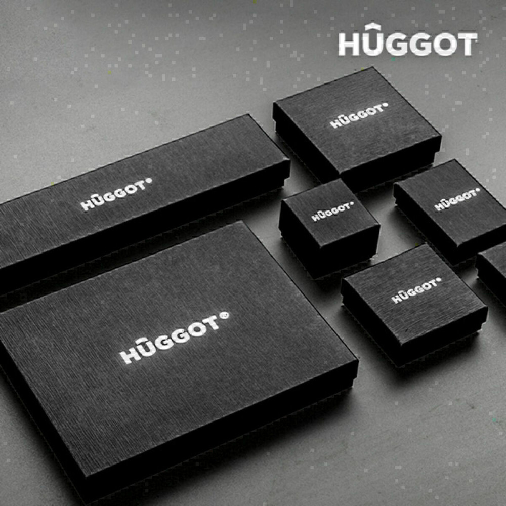 Hûggot Three 925 Sterling Silver Ring with Zircons