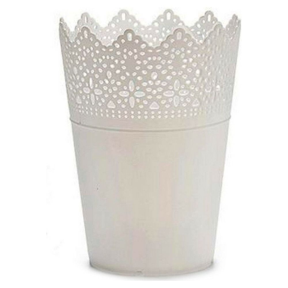 Planter Ibergarden White Plastic 15 x 18 x 15 cm