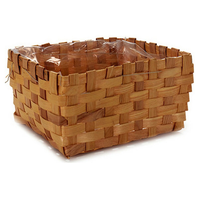 Plant pot Ibergarden Brown Cane 21 x 12,5 x 27 cm