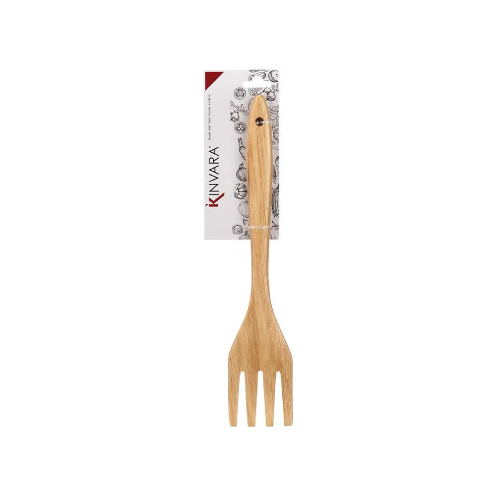 Kitchen Spatula Kinvara Wood 7 x 35 x 2 cm Fork (12 Units)