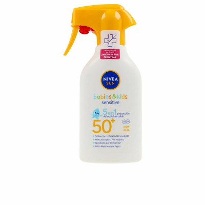 Sunscreen Spray for Children Nivea Sun Kids Sensitive Spf 50+ 270 ml