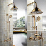 Shower Column Rousseau Bronze Stainless steel