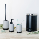 Soap Dispenser Quid Cabinet Grey Ceramic