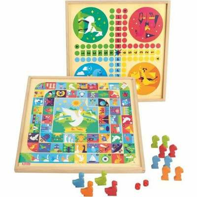 Board game Jeujura Game of goose and small horses 33 x 33 x 2 cm