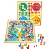 Board game Jeujura Game of goose and small horses 33 x 33 x 2 cm