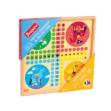 Board game Jeujura Game of goose and small horses 33 x 33 x 2 cm