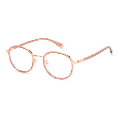 Unisex' Spectacle frame Polaroid PLDD475GDDB Golden Ø 50 mm