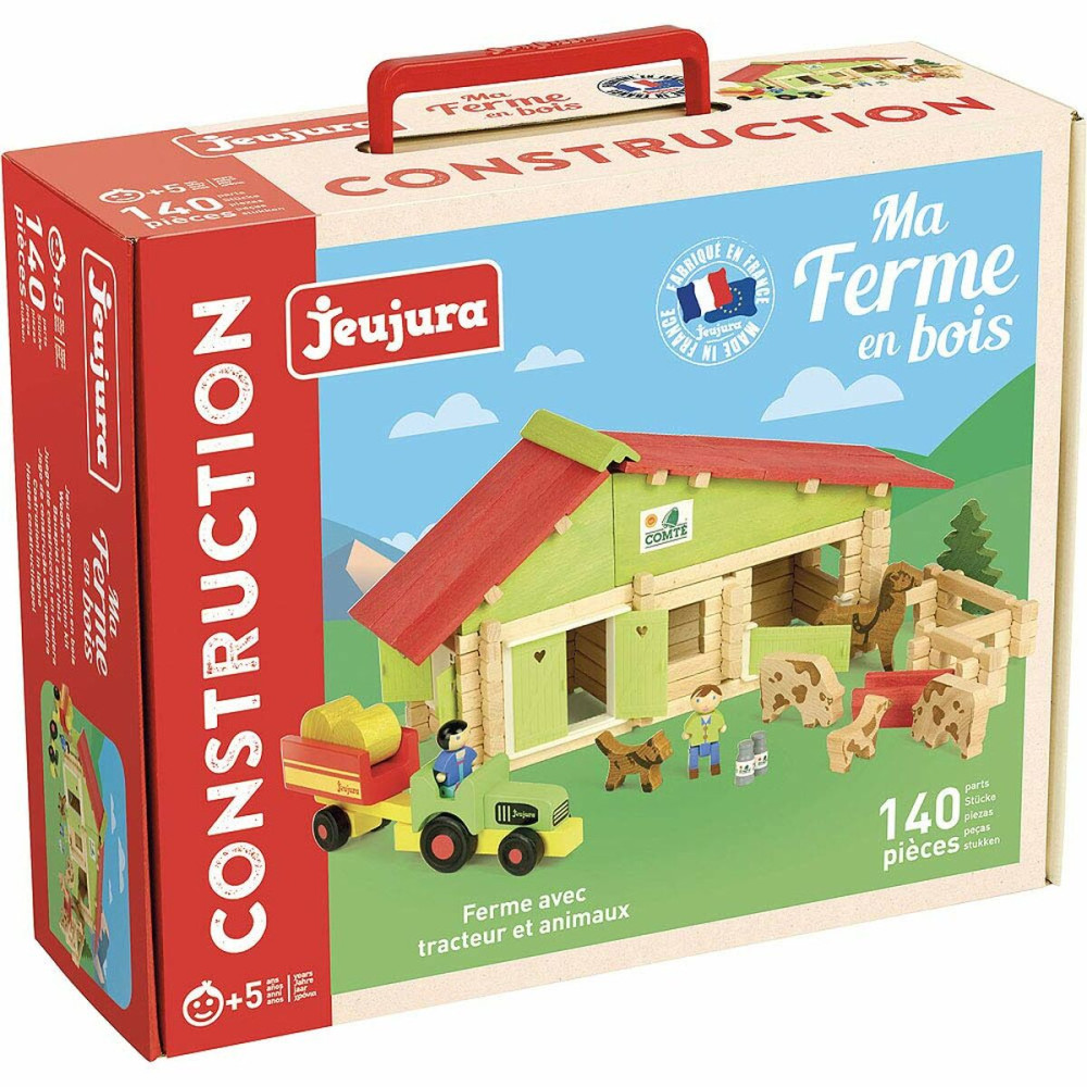 Farm with Animals Jeujura Wooden Farm Playset
