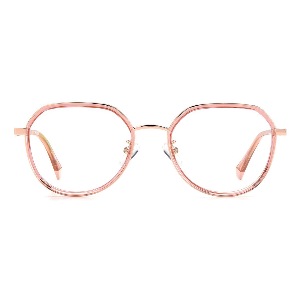 Unisex' Spectacle frame Polaroid PLDD455GDDB Golden Ø 53 mm