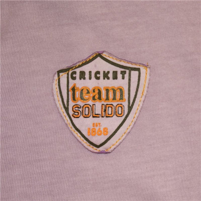 Men’s Short Sleeve Polo Shirt Solido Team Cricket