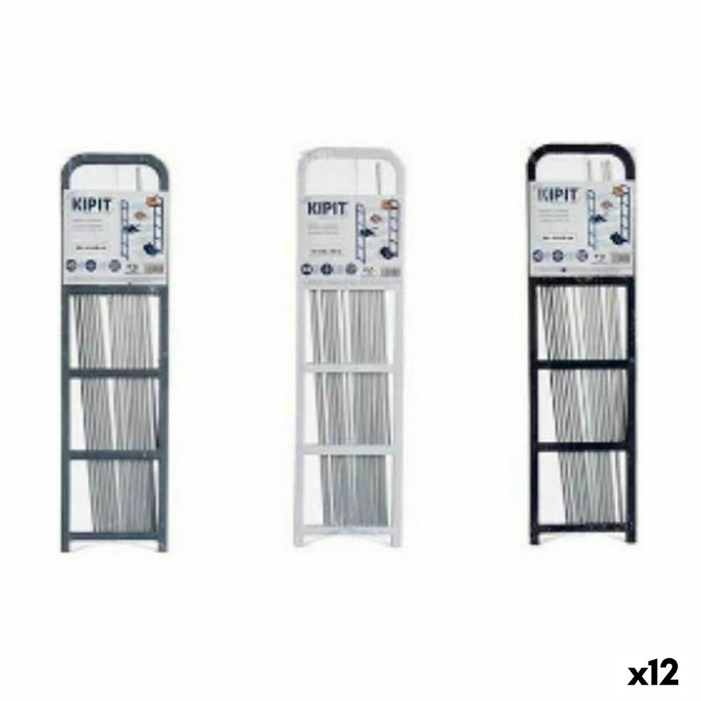 Shoe Rack Kipit White Black Grey 68 x 3,5 x 18,5 cm 68 x 3 x 18,5 cm (12 Units)