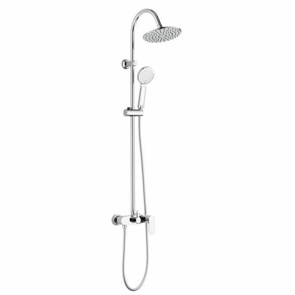 Shower Column Rousseau Grey Metal 22 mm 150 mm