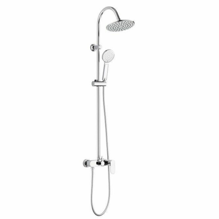 Shower Column Rousseau Grey Metal 22 mm 150 mm