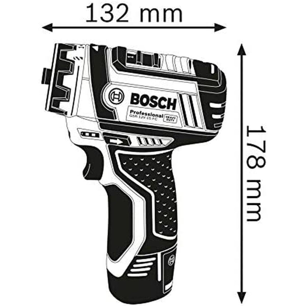 Electric screwdriver BOSCH GSR 12V-15 FC Professional 15 Nm 30 Nm