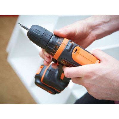 Electric screwdriver Black & Decker BDCDD12KB-QW