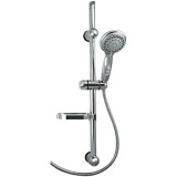 Shower Column Rousseau Grey Chrome Metal