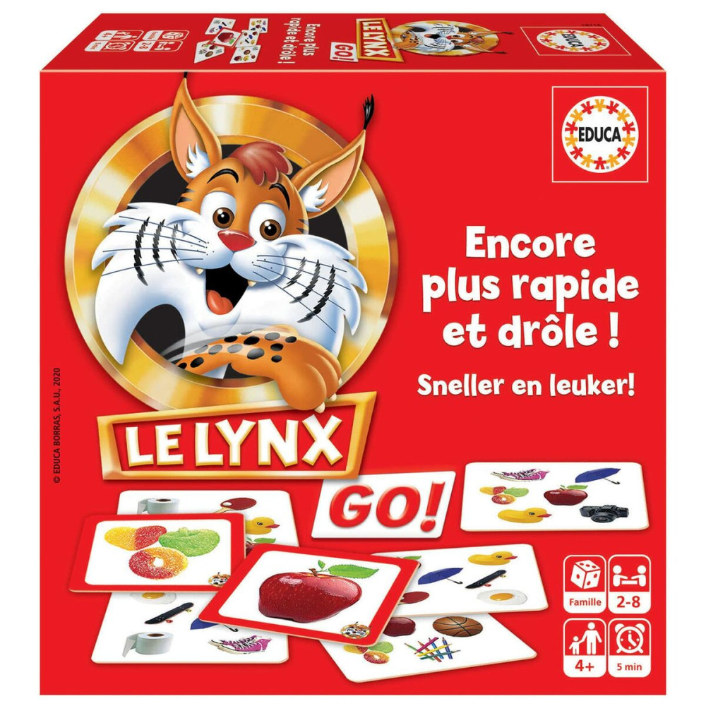 Board game Educa 18716 Le Lynx Go!