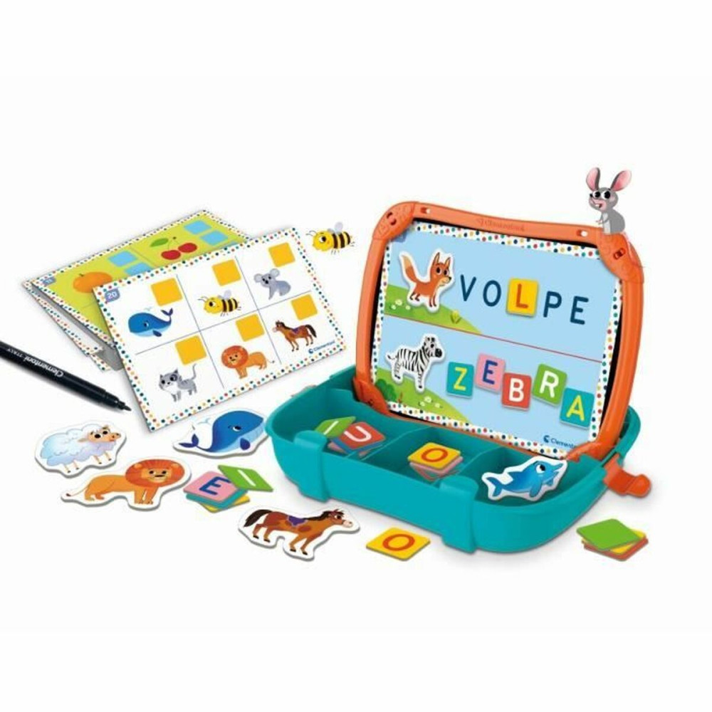 Board game Clementoni Magnetic Letters & Animals Case 27 x 23 x 5 cm 28 x 6 x 24 cm