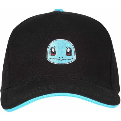 Unisex hat Pokémon Squirtle Badge Black One size 58 cm