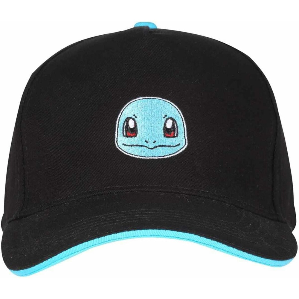 Unisex hat Pokémon Squirtle Badge Black One size 58 cm