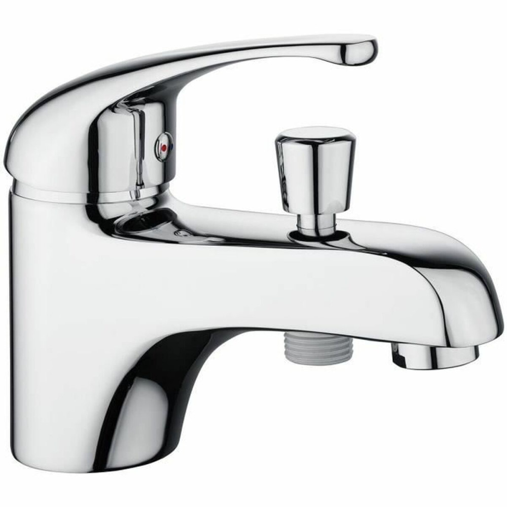 Tap mixer for shower Rousseau Fira White Chrome 12 x 14 x 21 cm