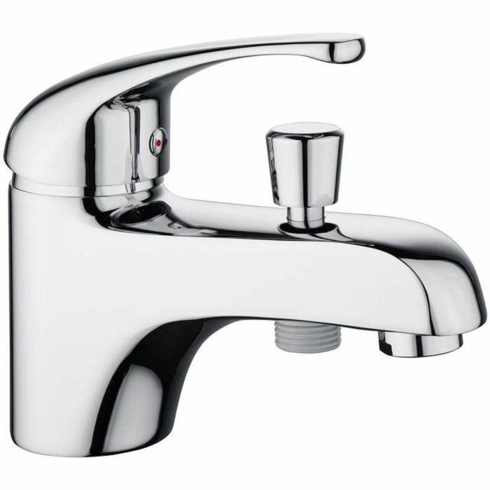 Tap mixer for shower Rousseau Fira White Chrome 12 x 14 x 21 cm
