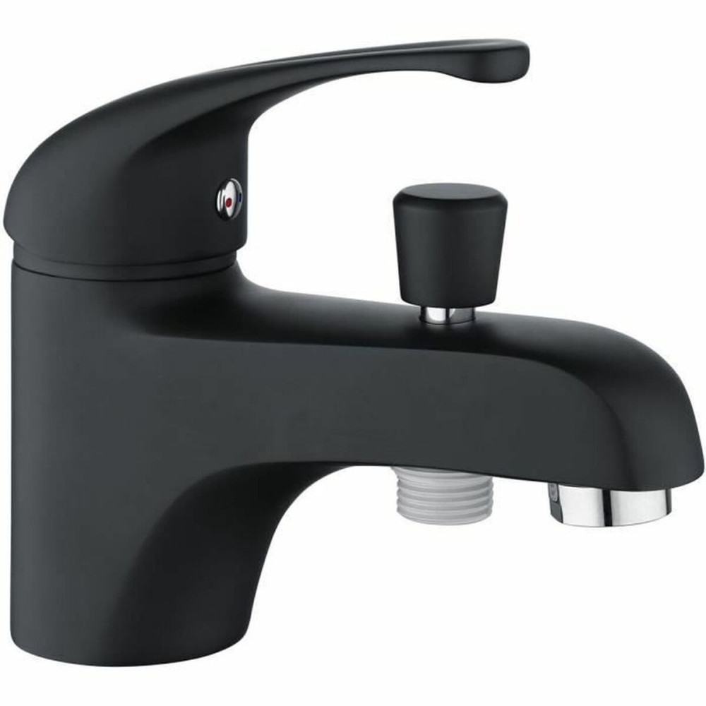 Tap mixer for shower Rousseau Fira Black noir 12 x 14 x 21 cm