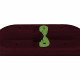 Plant pot EDA Red Plastic Oval Modern