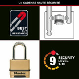 Combination padlock Master Lock Zinc