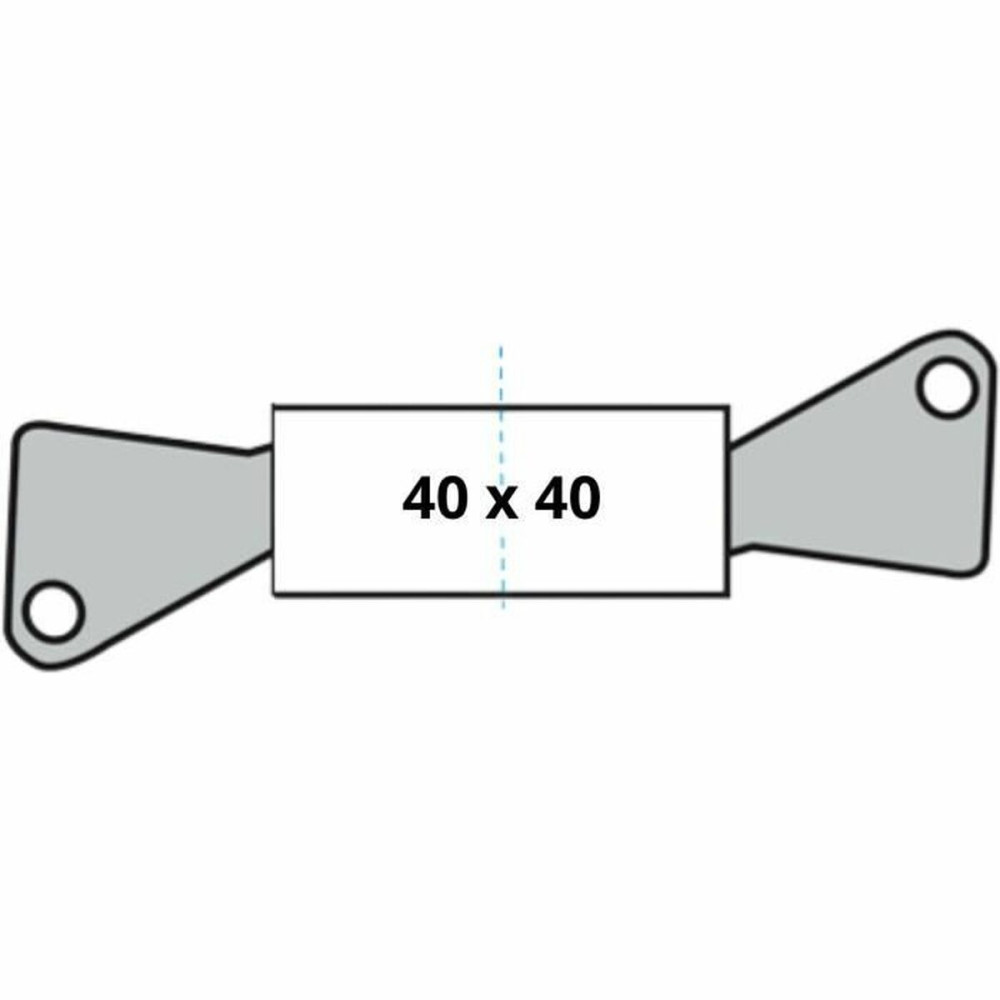 Security cylinder Yale 40 x 40 mm Brass