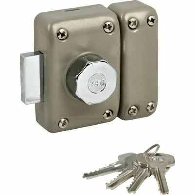 Bolt lock Yale YV25DE-45 19,5 x 7 x 14 cm Steel Doors Ø 23 mm