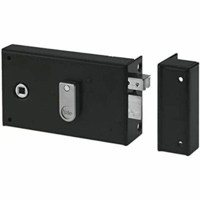 Bolt lock Yale 19 x 5 x 14 cm 19,5 x 7 x 14 cm Khaki Metal Stainless steel Doors