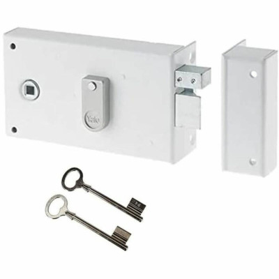 Bolt lock Yale YAH37D  19 x 5 x 14 cm 19,5 x 7 x 14 cm White Steel Doors