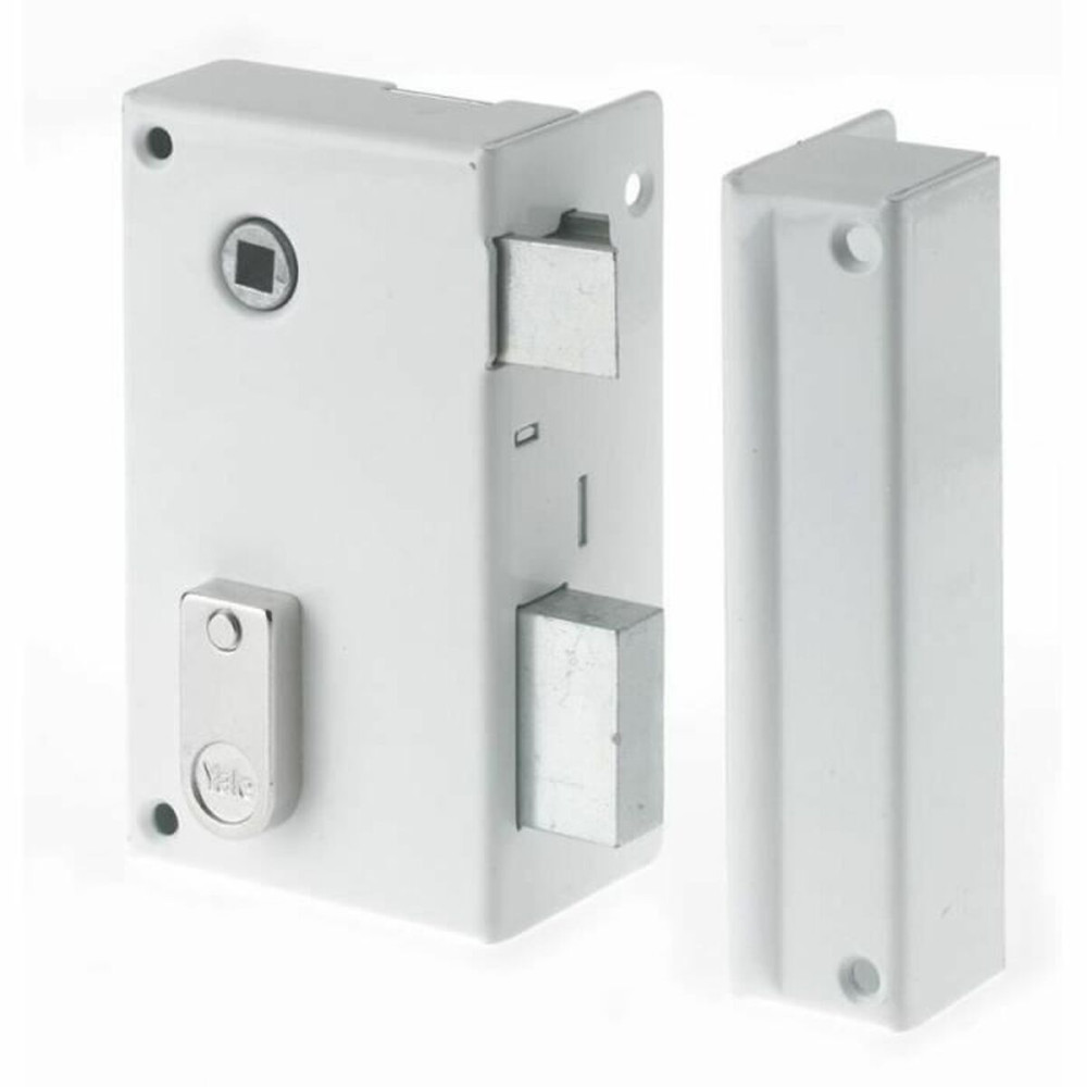 Bolt lock Yale YAV37D  12,5 x 7 x 18 White Steel Doors Vertical