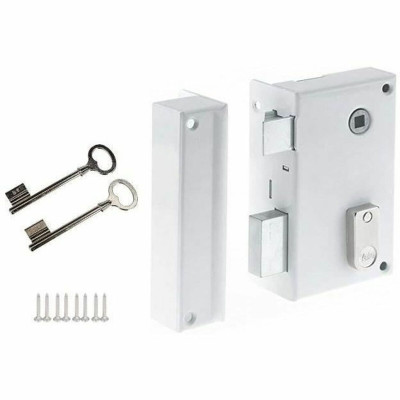 Bolt lock Yale YAV37G 12,5 x 7 x 18 White Steel Doors
