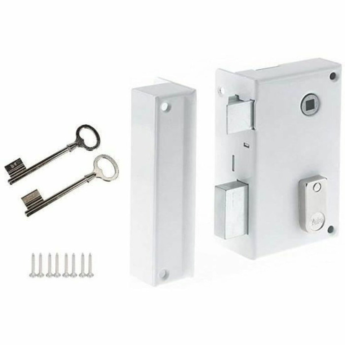 Bolt lock Yale YAV37G 12,5 x 7 x 18 White Steel Doors