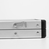 Folding Table Aktive Camping Grey 90 x 70 x 60 cm (2 Units)