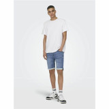Men's Denim Shorts Only & Sons Onsply 8584 Blue Denim Blue