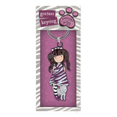 Keychain Gorjuss Purrrrrfect love 12 Pieces
