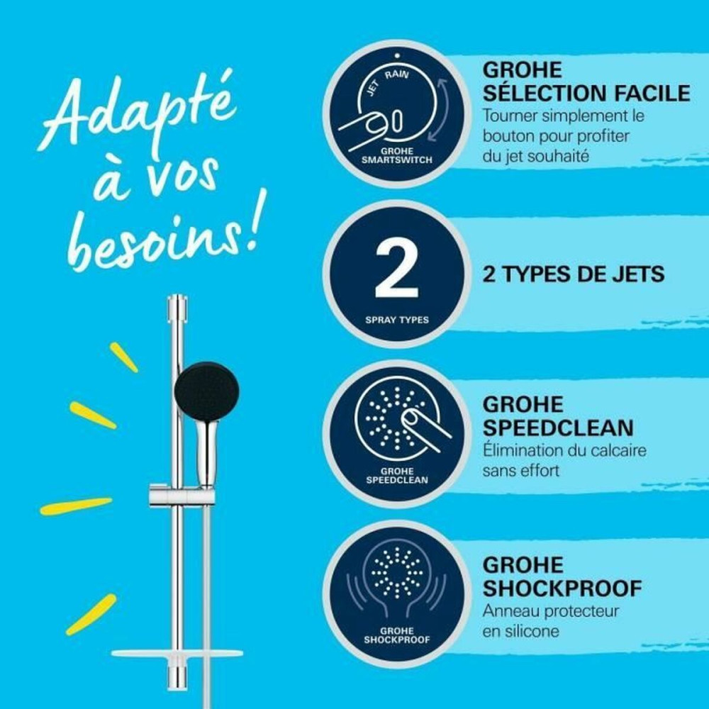 Shower Column Grohe Vitalio Start 110 Chrome Metal