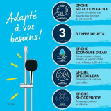 Shower Column Grohe Vitalio Comfort 110 Metal