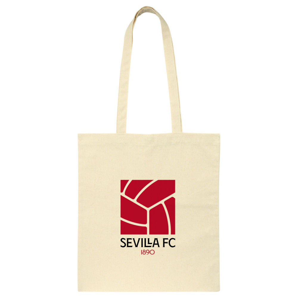 Bag Sevilla Fútbol Club Beige Cotton