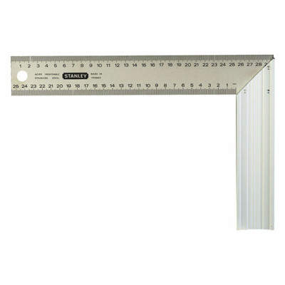 Set square Stanley 1-45-687 Grey Steel 40 x 1 x 20 cm