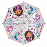 Umbrella Gabby's Dollhouse Pink 45 cm